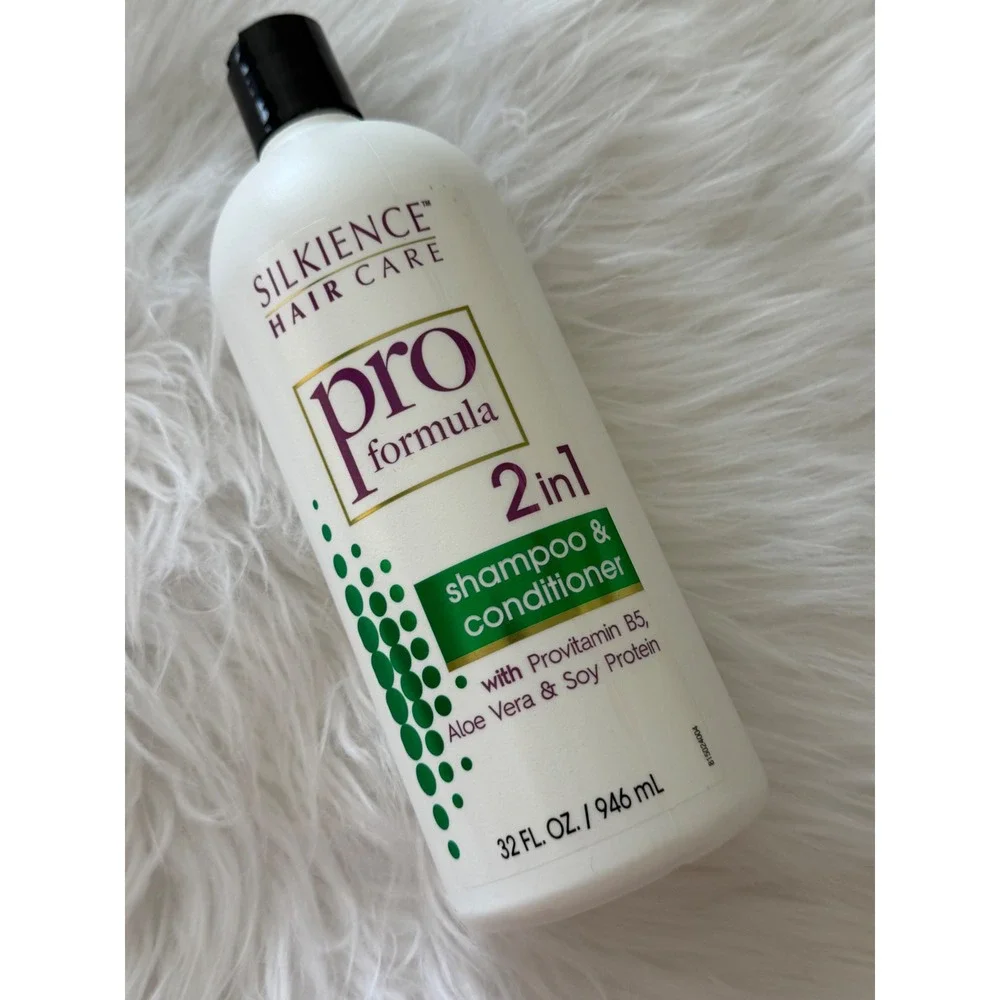 Silkience Pro Formula 2in1 Shampoo & Conditioner 32oz Provitamin B5 Aloe Vera